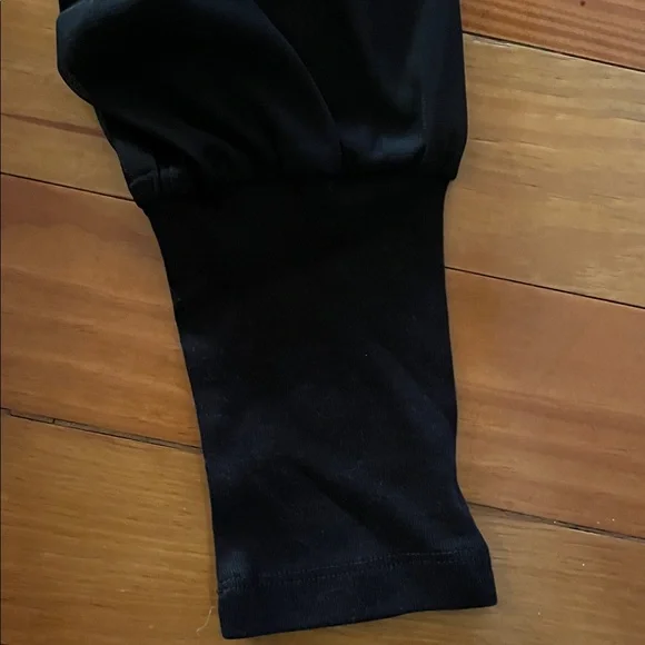 Sanctuary Black Long Sheer Sleeve Top - Picture 2 of 7